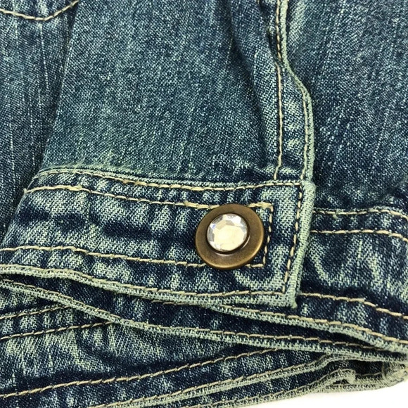 NESTING BABY NWT JEAN JACKET GIRL SZ 6-12 MONTHS - Picture 4 of 6